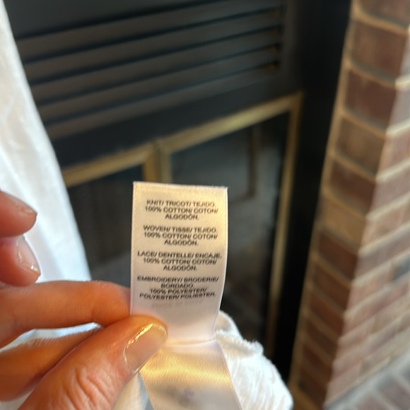 EUC Embroidered Lucky Brand Top - Picture 4 of 5